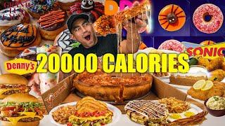 Eating 20,000 Calories In 24 Hours Challenge