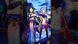 Mmd Genshin Impact Short Paint The Town Red Xiao & Ganyu