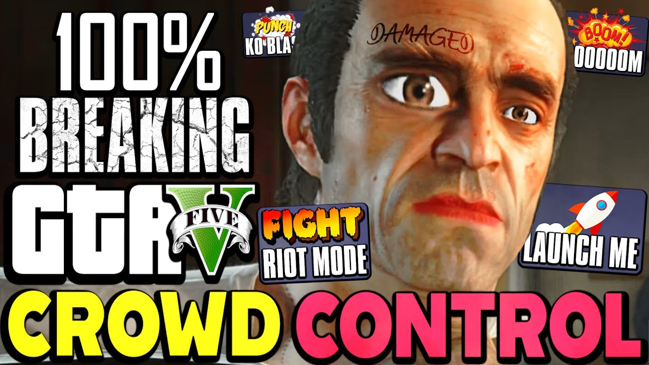 🔴ToG🔴100% BREAKING GTA V's Campaign/Cutscenes with Crowd Control