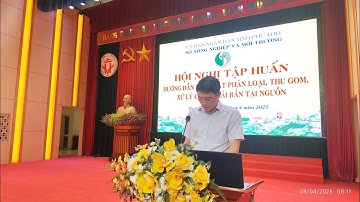 Tập huấn phân loại, xử lý chất thải rắn sinh hoạt tại nguồn