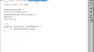 MAD9021 - Inheritance in ActionScript