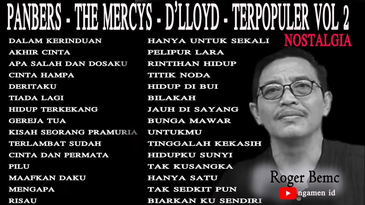 PANBERS - THE MERCY'S - D'LLOYD ALBUM TERPOPULER VOL II - ROGER BEMC - NGAMEN ID