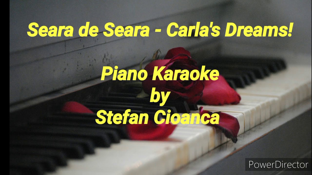 Seara de Seara - Carla's Dreams! (Piano Karaoke)