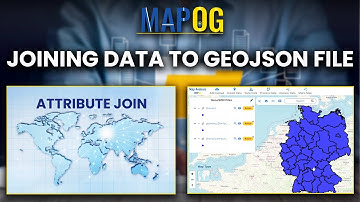 Joining data to GeoJSON File with Attribute Join | MAPOG Tutorial | MAP ANALYSIS