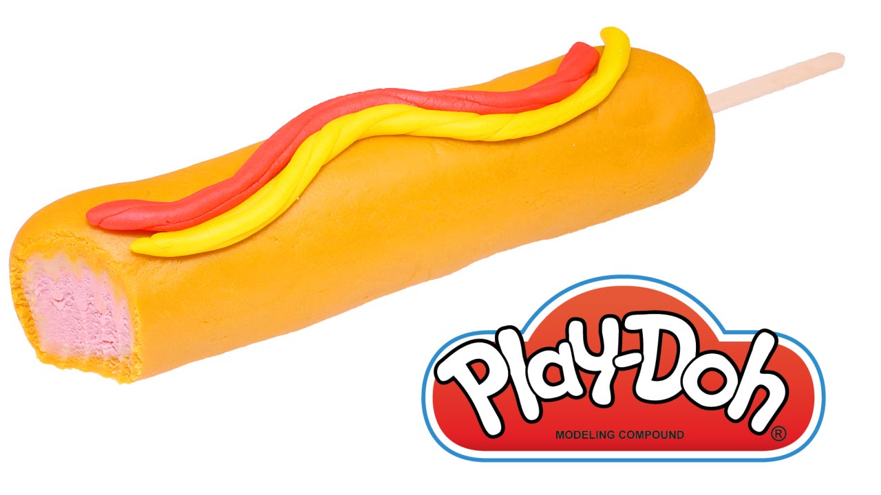 DIY Corn Dogs Play-Doh How To by DCTC * Playdough Food videos 2016