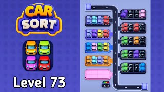 Car Sort Level 73 Answer | Car Sort: Color Puzzle Level 73 Walkthrough Solution 