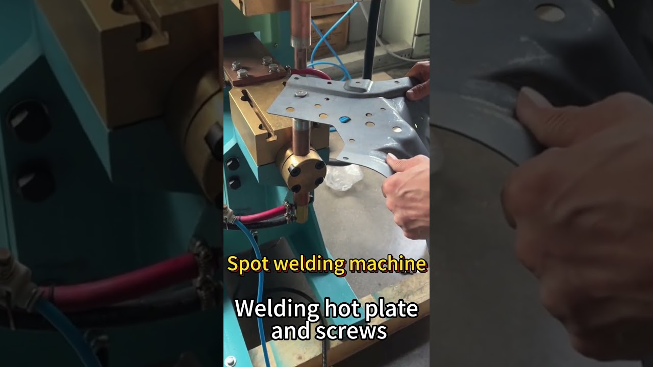 Hot Plate and Screw Welding with Spot Welding Machine
