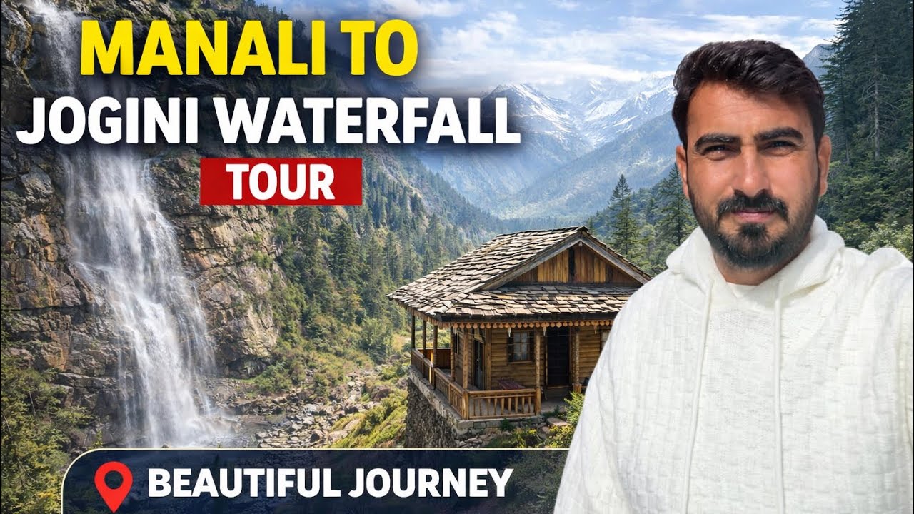 Manali Trip Vlog 😍 Jogini Waterfall | Manali Market & Street Food | Himachal Pradesh