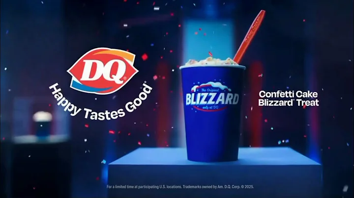 Dairy Queen Confetti Cake Blizzard Commercial (2025)