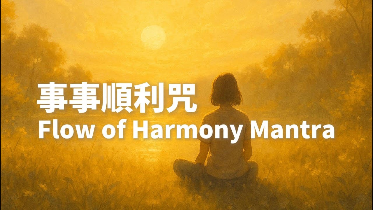 3HR🌸事事順利咒｜Flow of Harmony Mantra｜Relaxing Mantra｜Calm Heart Mantra｜Deep Relaxation｜Sleep music