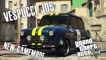 NEW COPS AND ROBBERS GAMEMODE - FUNNY MOMMENTS (GTA ONLINE VESPUCCI JOB UPDATE)