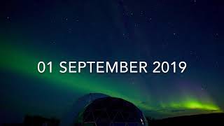 Вчера в Аврора Вилладж 01 сентября 2019 Северное Сияние   Yesterday, September 1, video Aurora Vil