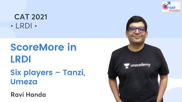 ScoreMore in LRDI - Six players – Tanzi, Umeza l CAT 2021 l CAT Funda l Ravi Handa