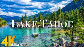 Lake Tahoe 4K  Scenic Relaxation Film With Inspiring Cinematic Music and  Nature |4K Video Ultra HD