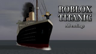 Roblox titanic all endings