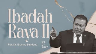Download Lagu IBADAH RAYA II | Pdt. Dr. Erastus Sabdono | 23 Januari 2022 | 17.00 WIB MP3