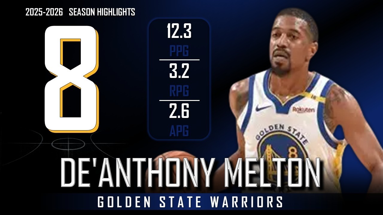 De'Anthony Melton || 2025-2026 Golden State Warriors Highlights