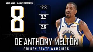 De'Anthony Melton || 2025-2026 Golden State Warriors Highlights