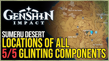All 5 Glinting Component Locations Genshin Impact