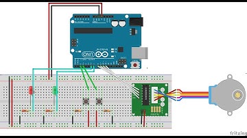 Landing Gear System using Stepper Motor (ARDUINO)