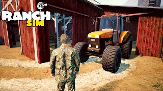 ACHEI UM TRATOR ABANDONADO | RANCH SIMULATOR | T2 EP-31 screenshot 2