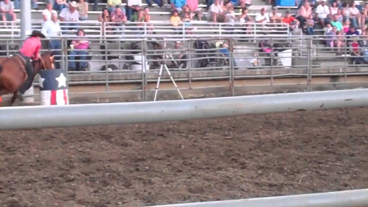 Jordan Moore and Ringo at Tomah MRA rodeo - winning run - YouTube