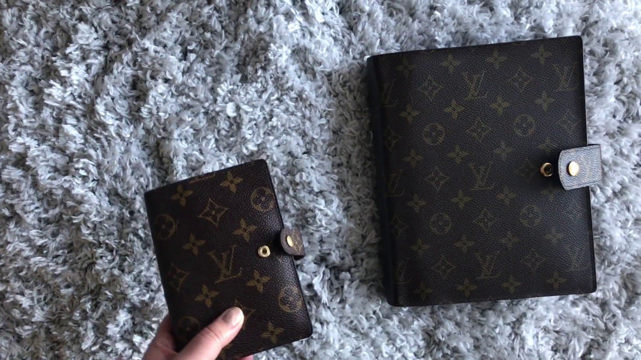 Louis Vuitton Agenda GM & PM Setup - Feb 2017 - YouTube