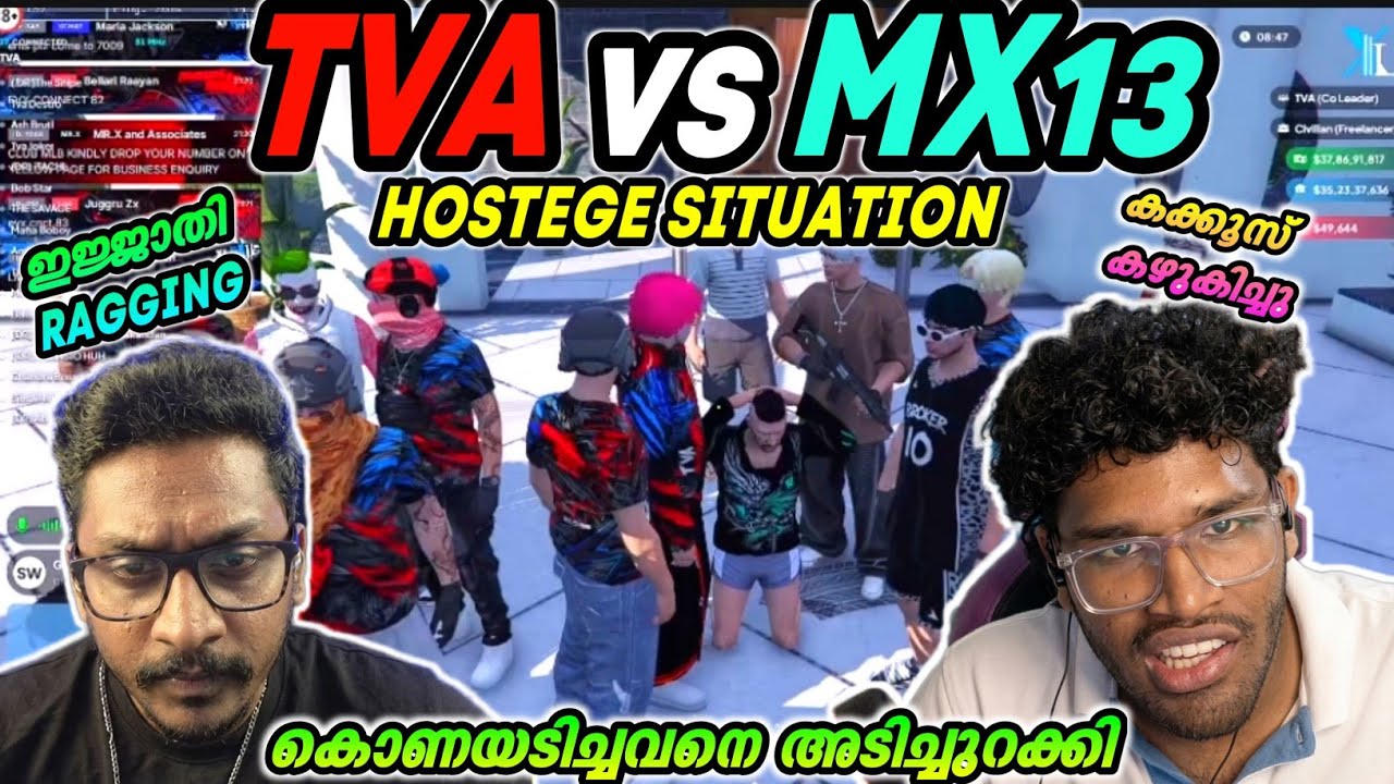 TVA vs MX13 HOSTEGE SITUATION🔥 കൊണയടിച്ചവനെ