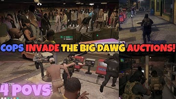 COPS Breach THE BIG DAWG AUCTIONS AFTER 2 Ammo Crates Are OPENED | NOPIXEL 4.0 GTA RP