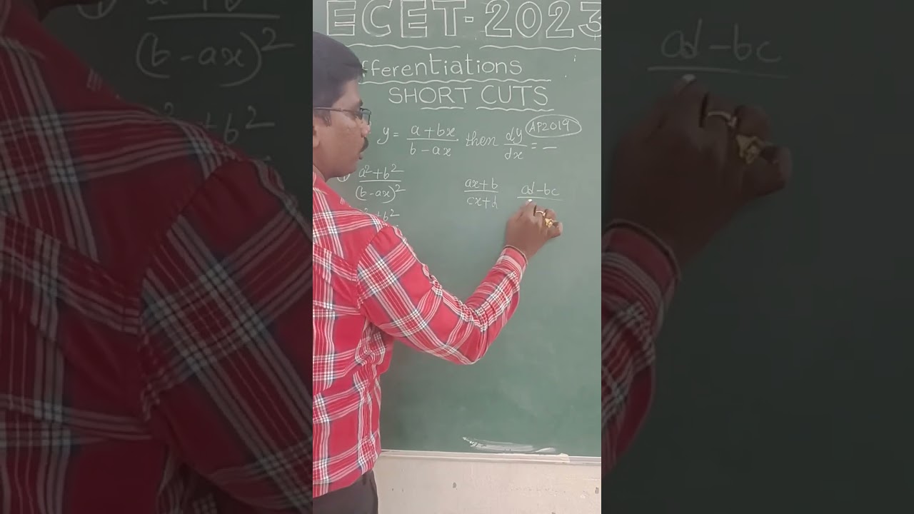 Differentiation Short Cut for Ecet 2023 ||Trick-14