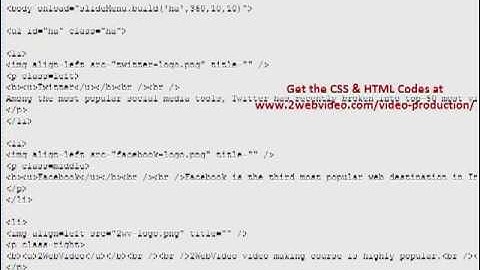 Design MooTools Horizontal Accordion, Free HTML