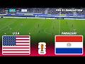 United States vs Paraguay | FIFA World Cup 2026 | PES 21 Simulation