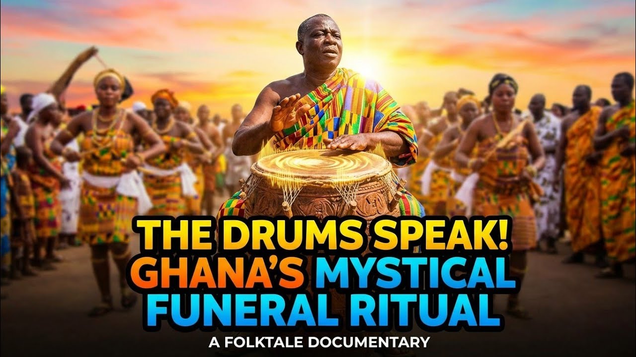 The Ewe People: The Funeral Where the Drums Speak (Ghana Documentary) #fyp #Ewe #funeral #folktale 