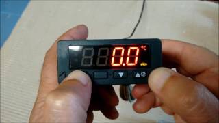 Settings on digital thermostat EVK203N7
