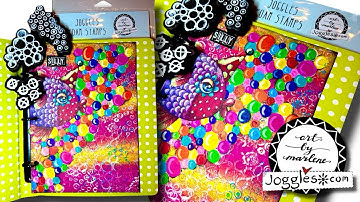 Art by Marlene foam stamps, bubbel trio. 🫧