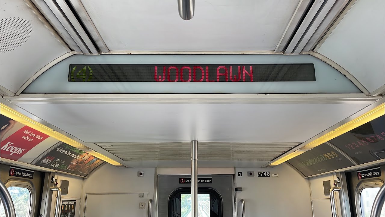 (Full Ride) R142A (4) Train from Crown HeightsUtica Avenue to Woodlawn