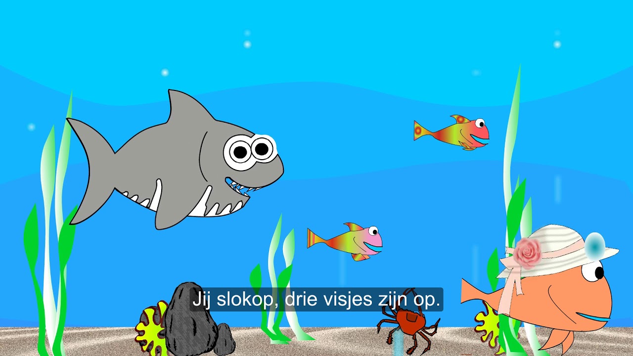 Vijf Kleine Visjes Nederlands ondertiteld YouTube