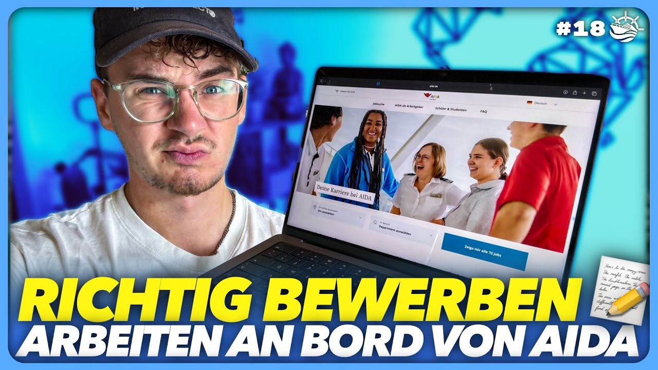 So bewirbst Du Dich RICHTIG bei AIDA! 📑 Traumjob an Bord finden 🚢