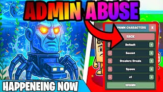 🔴New ADMIN ABUSE in Steal the Brainrot (New Admin Codes live Stream)