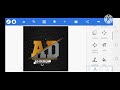 A D Letter Logo Design Tutorial In Android | How To Make Logo in Pixellab |