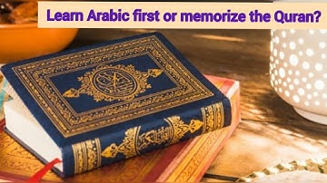Should I learn Arabic first or memorise the Quran without learning Arabic? Assim al hakeem