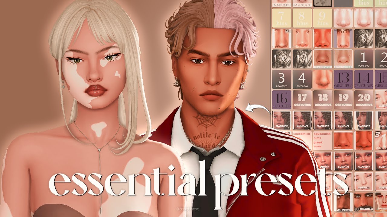 200+ Essential Genetics Presets 🤍| The Sims 4