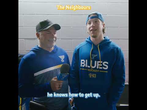How long would the Blues dads stay down after a check?? 🤔