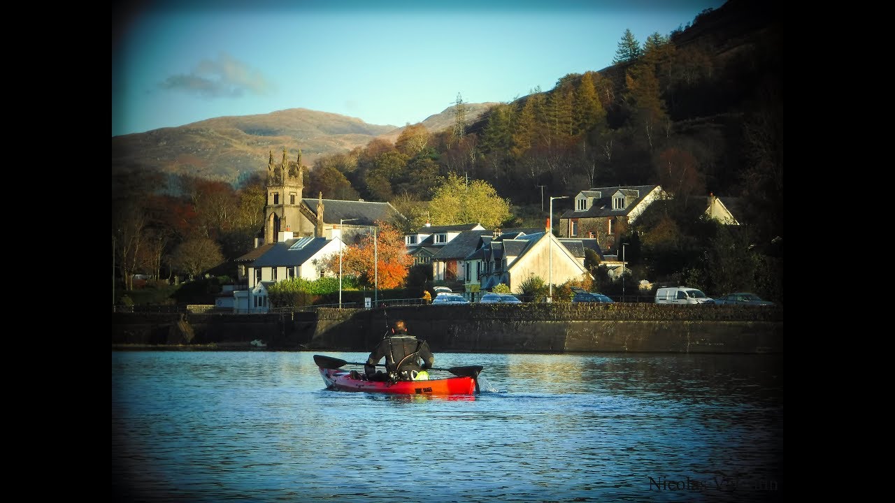 Loch Long kayak fishing - YouTube