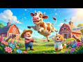 Old MacDonald Had a Sick Cow 😱🐄 | Doctor Kitty Saves the Day | Fun Nursery Rhymes for Kids