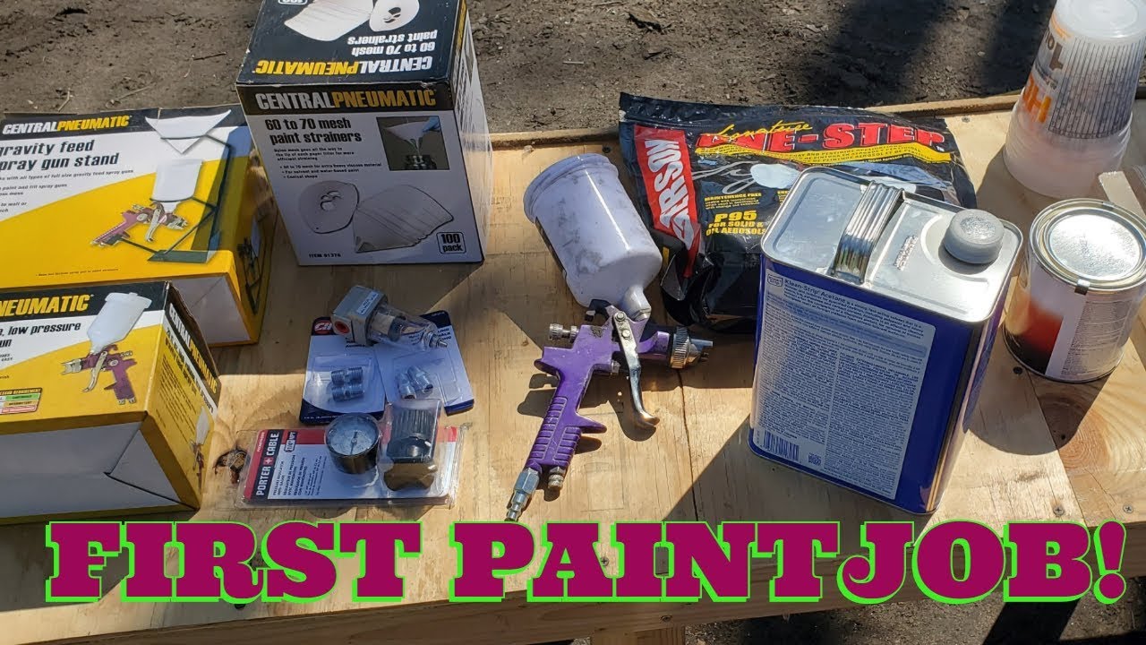 50 RUSTOLEUM PAINT JOB PRIMER AND FIRST LAYER OF COLOR! YouTube