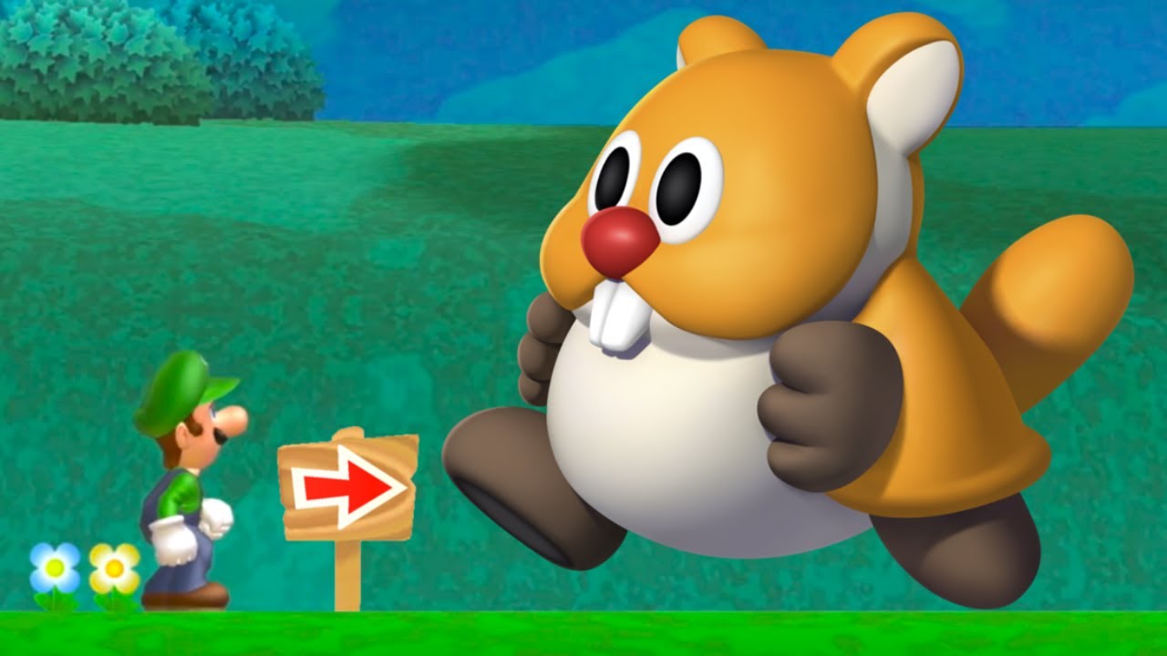 New Super Luigi U Deluxe - 100% Walkthrough - World 1 Acorn Plains