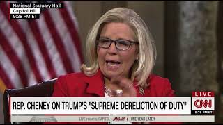 Rep. Liz Cheney Joins CNN’s “Live from the Capitol: January 6th, One Year Later” | January 6, 2022