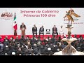 Informe por los primeros 100 días de gobierno. Presidente AMLO