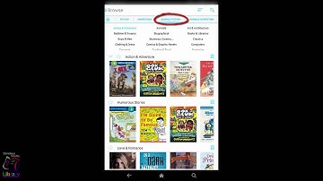 Cloud Library on Kindle Fire - Browsing